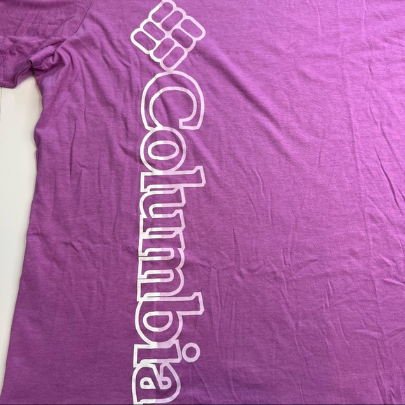 Columbia Purple “Bluebird Day” Relaxed Crewneck Tee Shirt, Multiple Sizes, NWT!! - Picture 4 of 11